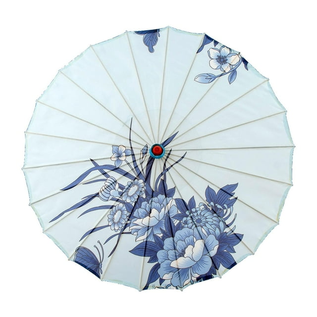 de papel aceitado chino, de danza clásica, a prueba de lluvia, portátil, sombrilla de estilo oriental para disfraces, festivales de Estilo A Yinane sombrilla china
