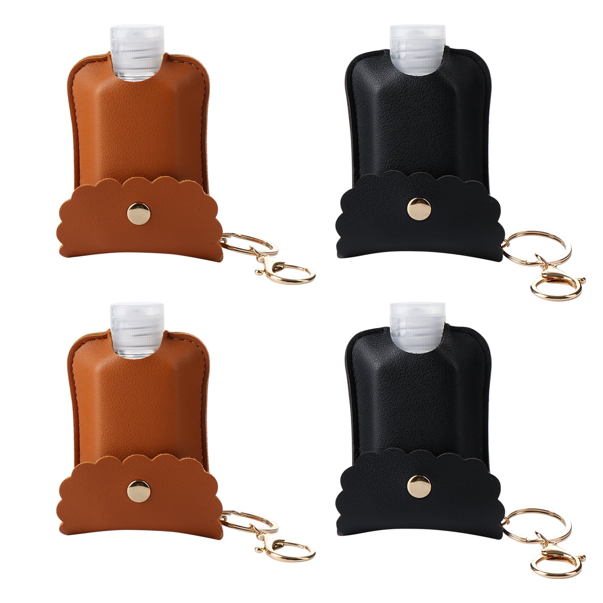 Frcolor Keychain Lotion Liquid Keyring Bottle Holder Empty Hanging Head