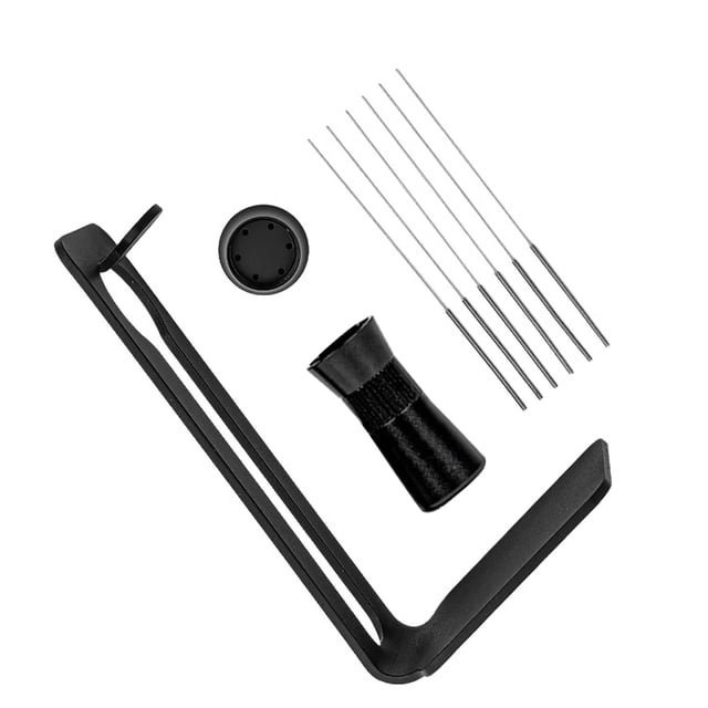 Mistaha Adjustable Coffee Distribution Tool with Magnetic Stand Base and 6 Replaceable Needles - Stainless Steel Espresso Powder Distributor for Espresso Machine, Detachable Handle, Ergonomic Design