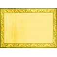 thumbnail image 1 of Ahgly Company Machine Washable Indoor Rectangle Solid Yellow Modern Area Rugs, 4' x 6', 1 of 4