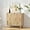 Natural, variant on Fluted Dresser, Small Nightstands Set of 2, Natural Bedside Table with Drawer and Storage, Mid Century Modern Side Table for Bedroom Living Room Sofa