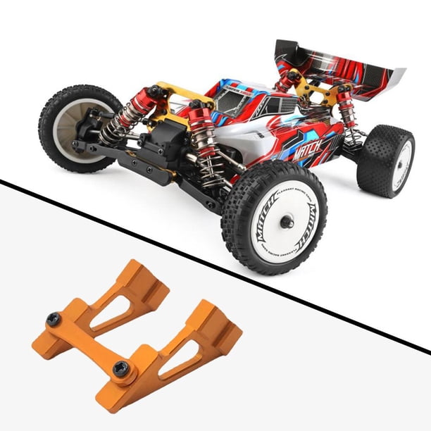de piezas fijas de ala trasera Metal para 104001 1:10 camión de telemando coche vehículo Hobby Hugo Ala de la cola del coche RC