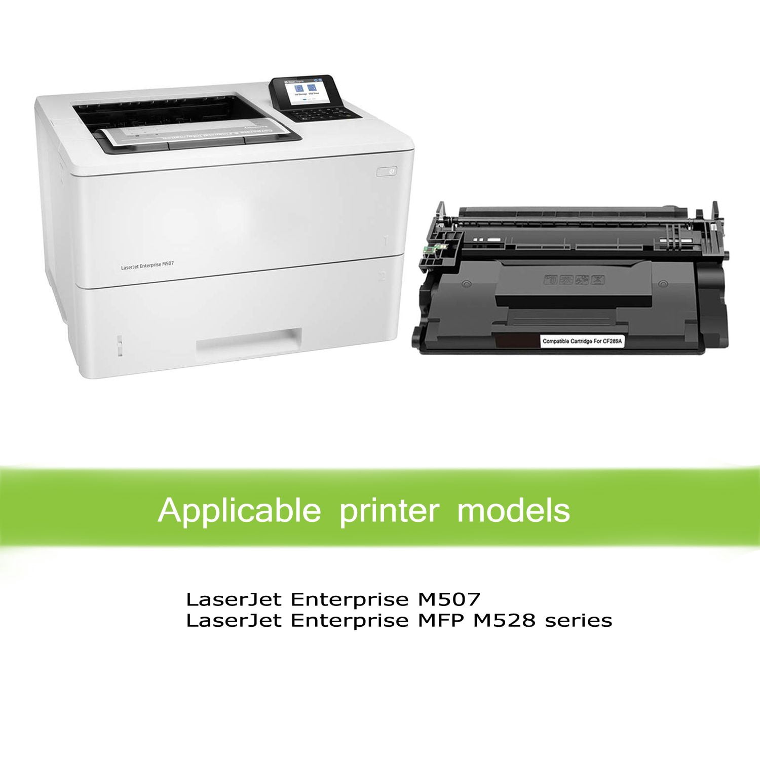 Awesometoner Compatible NO CHIP Toner Cartridge Replacement for HP CF289A ( HP 89A) for HP LaserJet Enterprise M507, LaserJet Enterprise MFP M528  series (Black, 2-Pack) | Walmart Canada