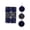 A003- Navy, variant on Christmas Tree Ornaments Set 6 Piece Navy Blue Velvet Christmas Balls 7 X 5 Inch Christmas Tree Decorations for Home and Christmas Party Decor 6 Count