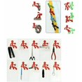 thumbnail image 4 of (4 Colors) Set of 4 Heavy Duty Magnetic Key Hooks with Wall Mounts,, 4 of 4