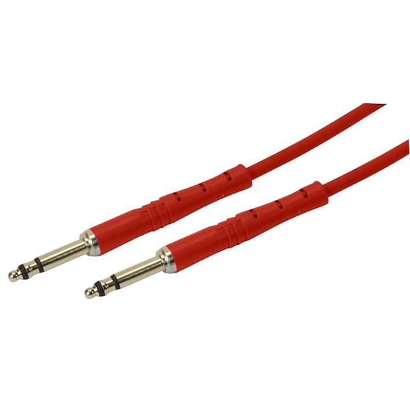 NEUTRIK - Bantam (TT) 4.4mm Male to Male Patch Lead 2ft (0.3m) Red