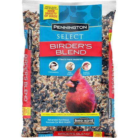 Pennington Recipe Selects Birder's Blend, Wild Bird Seed and Feed, 10 lb. Bag, 1 Pack, Dry