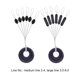 thumbnail image 2 of Space 10 Group Set Goma Beans Stopper para pesca de carpa (cilindro M) 60 uds., 2 of 7