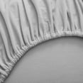thumbnail image 4 of Sábanas de franela Sweet Home Collection King Size plateadas, 4 of 5
