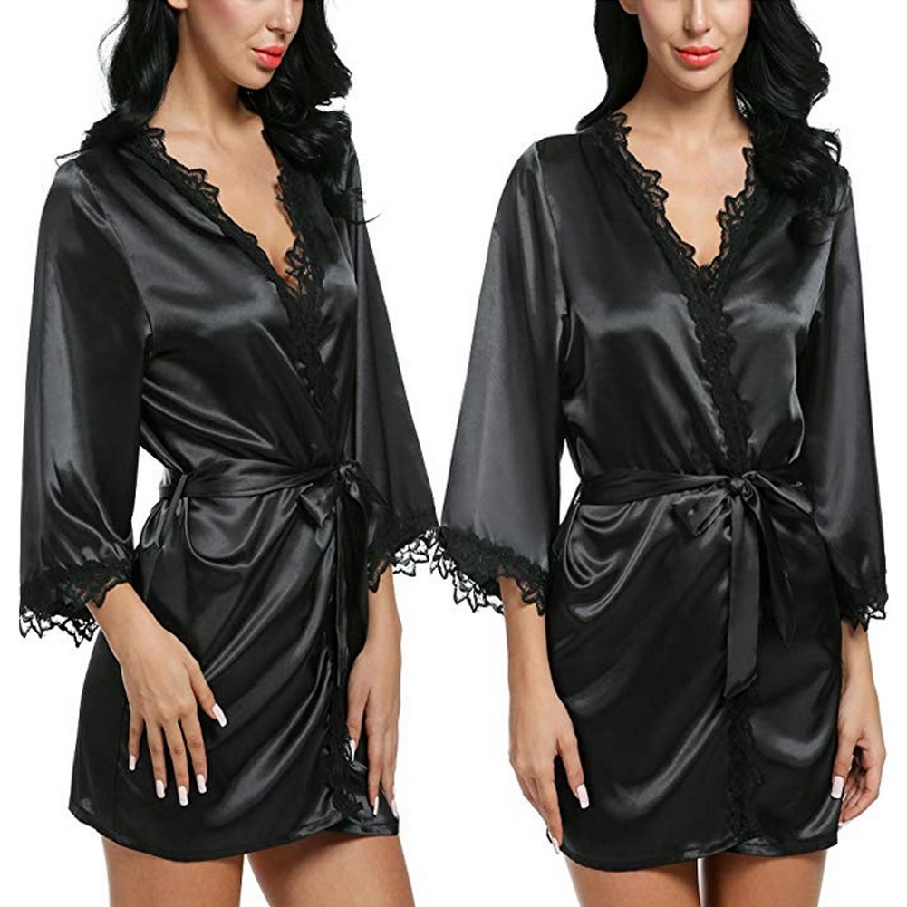 plain silk robes