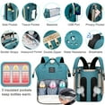thumbnail image 6 of ZBH Water Resistant 8-in-1 Large Diaper Bag with Changing Station & Mosquito Net, Gray, 6 of 7