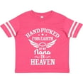 thumbnail image 3 of Inktastic Handpicked for Earth by My Nana in Heaven with Angel Wings Boys or Girls Toddler T-Shirt, 3 of 5