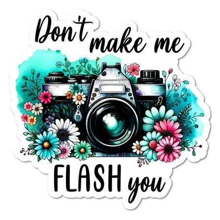 Camera Sticker Flowers Scrapbooking Water Bottle Laptopphone Decal Water Bottle Stickers Vinyl Stickers For Water Bottles Cars Stickers Water Bottle Stickers For Kids
