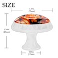 thumbnail image 4 of 4 Pcs Maple Leaf Pumpkin Knobs for Kitchen Cabinet Cupboard Dresser Bookcase Drawer Pulls Handles Round Home Decor, 4 of 8