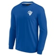 thumbnail image 2 of Unisex Fanatics Royal Los Angeles Rams Elements Super Soft Long Sleeve T-Shirt, 2 of 3