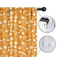 thumbnail image 4 of Blackout Kids Curtains,Yellow Puppy Dog Food Footprints Childrens Insulated Curtains Set Of 2,Bedroom Essentials,Toddler Room Decor 52x63in(132x160cm), 4 of 4