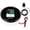 Black Cover, variant on Riousery 85mm GPS Speedometer 9-32V TFT Screen Digital Display Speed Gauge Universal for Yacht RV Motorcycle Black Dial Black Cover (3.35 inches / 85 mm)