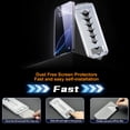 thumbnail image 2 of Protector de Pantalla OneFish para iPhone 14 Pro 6.1'' [Paquete de 2], 2 of 6