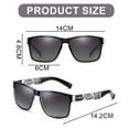 thumbnail image 2 of Gafas de sol polarizadas para ciclismo deportivo al aire libre, gafas de sol cuadradas de moda, hechas de PC, 2 of 5
