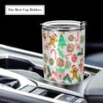 thumbnail image 5 of Christmas Tumbler Candy Cane Lollipop Gingerbread Insulated Coffee Cup Beverage Container Office Travel Mug with Straw and Lid 20oz Holiday Back to School Gift, 5 of 5