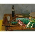 thumbnail image 2 of Boris Grigoriev 24x20 Gold Ornate Framed and Double Matted Museum Art Print Titled - Still Life with Radishes (circa 1928), 2 of 4