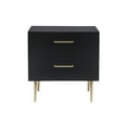 thumbnail image 4 of Linon Galena 2-Drawer Nightstand, Black, 4 of 14