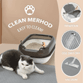 thumbnail image 2 of Cat Litter Mat with a handle design - Grey,23.6 * 15.7", 2 of 5
