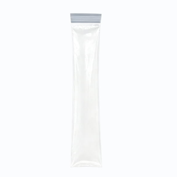 Leodye 50 PCS Press Seal Disposable Clear Storage Pouches Handheld Self-sealing Bags for Fruit Chilled Snacks Homemade Food Packaging -11x2.2in