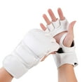 thumbnail image 1 of Gants de Boxe Demi-Doigt, Gants de Kickboxing Protection Poignet Respirant Doux pour Entraînement de Boxe pour Femmes, 1 of 8