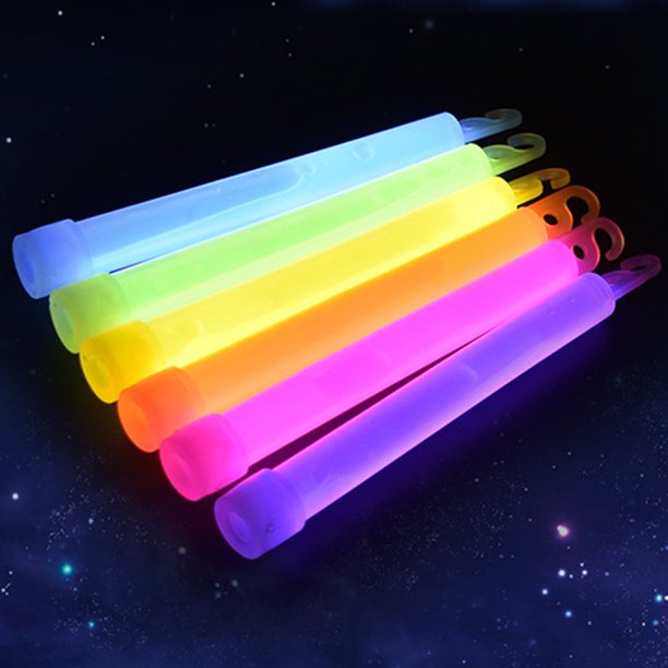 6 Inch LED Glow Sticks With Hook Film For Outdoor Emergencies