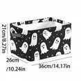 thumbnail image 3 of ACDANC 2026 New Halloween Room Decor Halloween Basket Cute Halloween Basket Rectangular Halloween Basket Trick Or Treat Basket for Halloween Parties Cute Storage Bin Halloween Gift Basket Boo Basket, 3 of 7