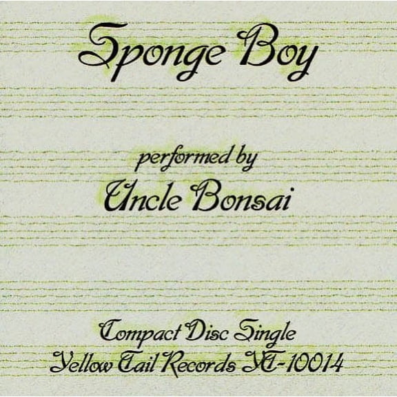 Uncle Bonsai - Sponge Boy - Rock - CD