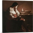 thumbnail image 1 of ARTCANVAS Magdalene With The Smoking Flame 1640 Canvas Art Print by Georges De La Tour - Size: 26" x 26" (0.75" Deep), 1 of 9