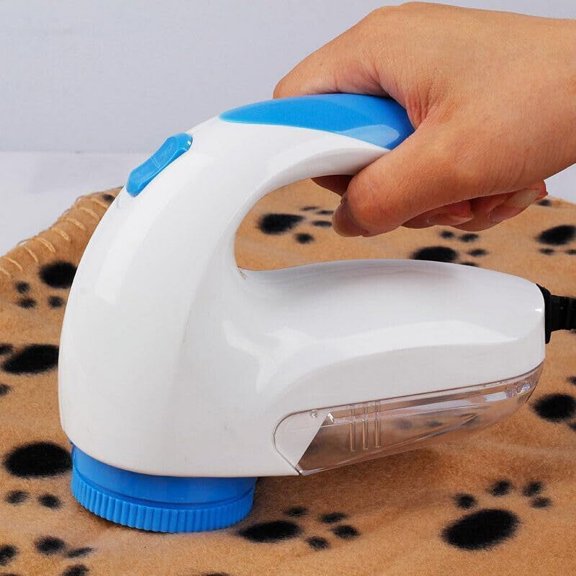 Fabric Shaver Lint Remover, Portable Corded Fuzz Shaver Remover for Clothes Sweater Furniture Carpet Curtain, Extra Replacement Blade and Brush (Corded)