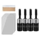 thumbnail image 1 of Kit de reparación de grietas en parabrisas, herramienta para parabrisas de vehículos, reparación de grietas, arañazos, líquido reparador de nanocristales para automóviles, 4 piezas negro, 1 of 8