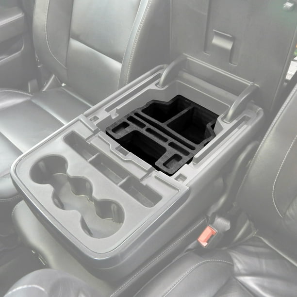 Red Hound Auto Center Console Organizer 1 Piece Upper Armrest Only Insert Compatible With Chevy Chevrolet Gmc Silverado Sierra 1500 2500 15 16 17 18 Black Fold Down Console Only Walmart Com Walmart Com