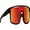 Black Red, variant on Zol Trip Sunglasses (Black/Red Lens)