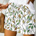 thumbnail image 2 of Pantalones Cortos Sueltos para Mujeres de Verano Impreso Encaje Hasta Bolsillo Elástico Pantalones Cortos Casuales Poliéster, Moda Pantalones Cortos de Verano para Uso Diario Y de Ocio, 2 of 6