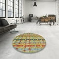 thumbnail image 4 of Ahgly Company Machine Washable Indoor Rectangle Transitional Sienna Brown Area Rugs, 2' x 5', 4 of 7