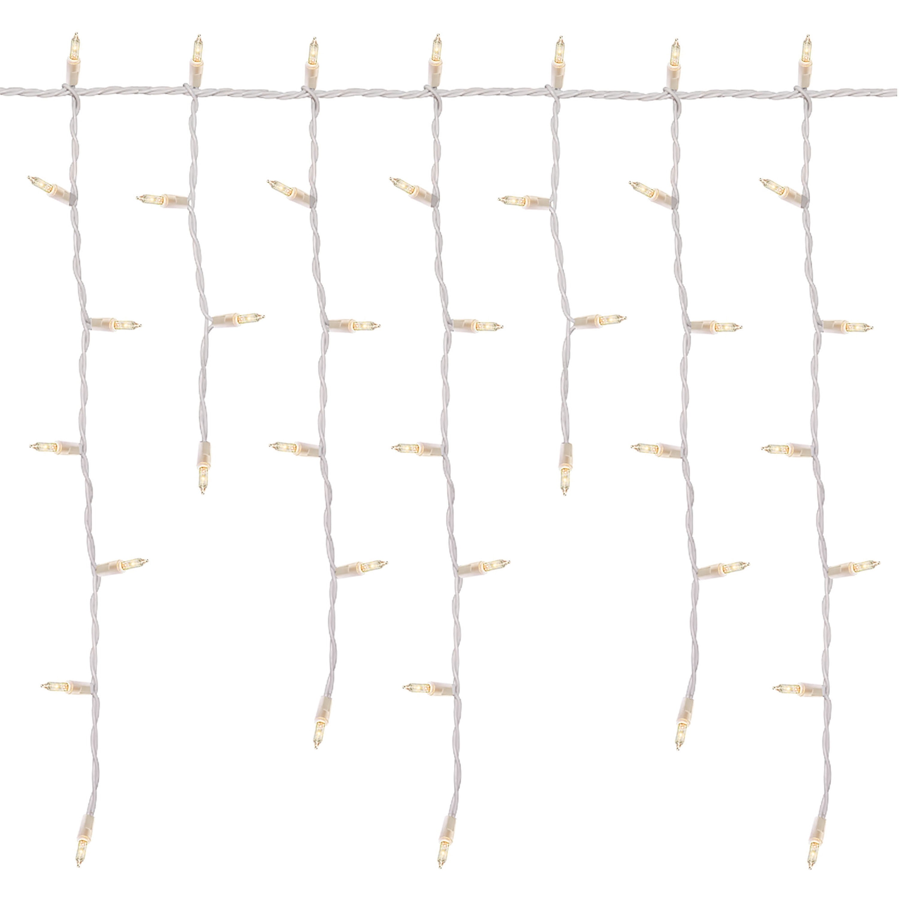 Holiday Time 18-Foot 300-Count Clear Icicle Christmas Lights photo 3
