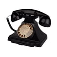 thumbnail image 1 of GUOOL Audio Guest Book Wedding Phone Desk Telephone Recorder for Wedding Home Desk black, 1 of 9