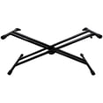 thumbnail image 4 of Rockville RKS30X Double X Braced Keyboard Stand, 132 lbs Capacity, Push-Button Lock, Circular Tubes, Portable, Sturdy, Foldable, for Musicians and DJs, 4 of 4