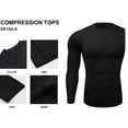 thumbnail image 6 of New Design Men's Athletic Single Sleeve One Arm Compression Shirt Tight Sports, 6 of 9