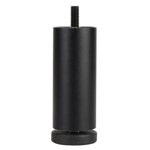 Jinsinto 4 Pieces Adjustable Furniture Legs Aluminum Alloy Furniture Legs, Round, 12cm