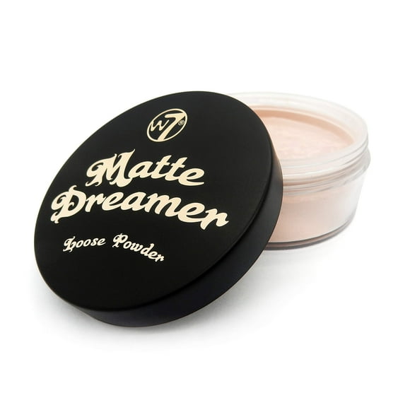 W7 Matte Dreamer Loose Setting Powder - Weightless Nude Blurring Powder For All Skin Tones