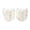 White, variant on Inflatable Swim Arm Bands, PVC Swimming Arm Floaties with Sequins, Adjustable Water Wings for Pool Beach Training