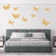 thumbnail image 4 of Pegatinas de Pared de Mariposas: 12 Piezas de Mariposas Doradas Decorativas, Ideales para Cumpleaños y Fiestas. Pegatinas Extraíbles., 4 of 7
