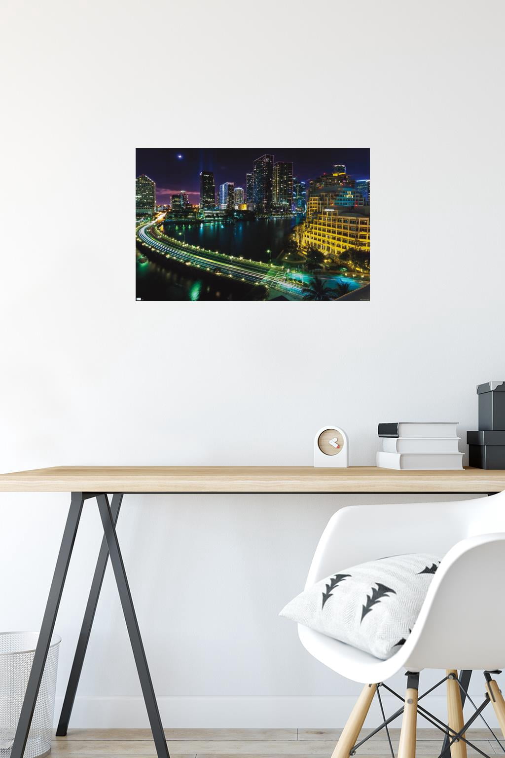 Cityscapes - Venetian Causeway Wall Poster, 14.725" x 22.375"