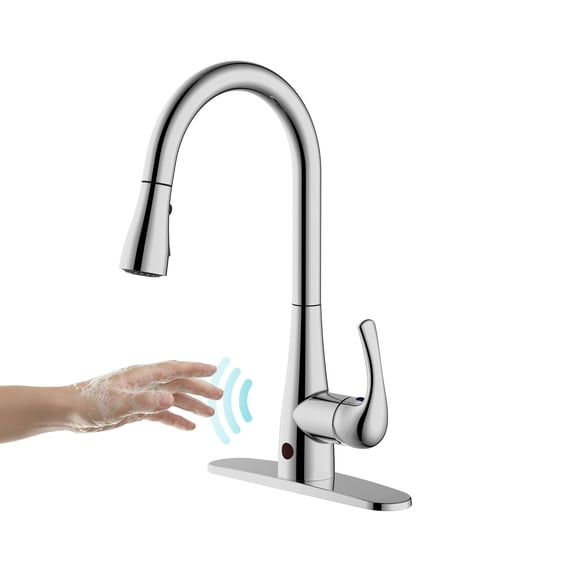 WMF Sensor Stainless Steel Silver Kitchen Faucet