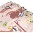 thumbnail image 3 of FREEAMG Sloth Shower Curtain Waterproof Fabric Bath Curtain with Hooks for Bathtub Bathroom Decor, 60 x 72 Inch, 3 of 6